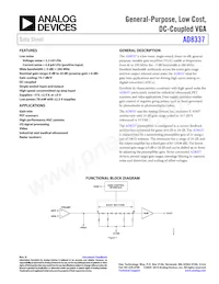 AD8337BCPZ-R2 Datasheet Copertura