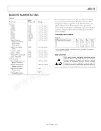 AD9273BSVZ-50 Datasheet Page 11