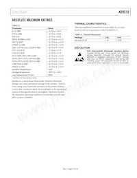 AD9510BCPZ-REEL7 Datasheet Page 17