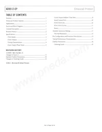 AD9512UCPZ-EP Datasheet Page 2