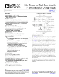 AD9523BCPZ-REEL7 Datasheet Cover