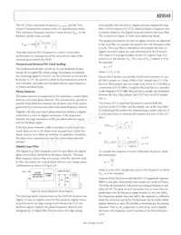 AD9549ABCPZ-REEL7 Datasheet Page 19