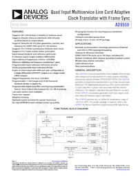 AD9558BCPZ-REEL7 Datasheet Cover