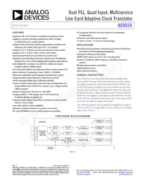 AD9559BCPZ-REEL7 Datasheet Cover