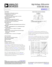 ADA4922-1ARDZ-RL Datasheet Copertura