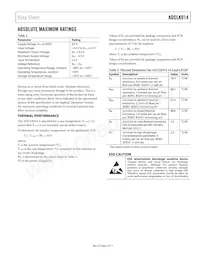 ADCLK914BCPZ-WP Datasheet Page 5