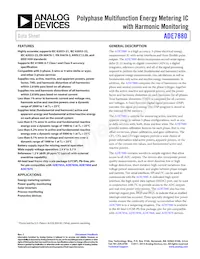 ADE7880ACPZ-RL Datasheet Cover
