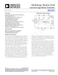 ADL5303ACPZ-RL Datasheet Cover