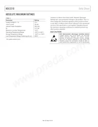 ADL5310ACP-R2 Datasheet Page 4