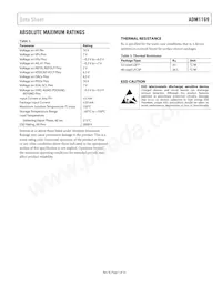 ADM1169ACPZ-RL7 Datasheet Page 7