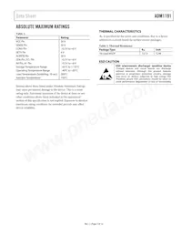 ADM1191-2ARMZ-R7 Datasheet Page 5