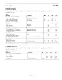 ADN2805ACPZ-RL7數據表 頁面 3