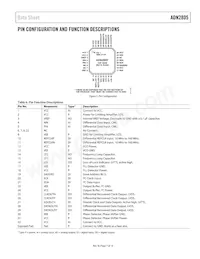 ADN2805ACPZ-RL7數據表 頁面 7