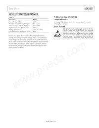 ADN2807ACPZ-RL Datasheet Pagina 5