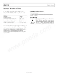 ADN2814ACPZ-500RL7 Datasheet Page 6