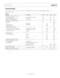ADN2816ACPZ-RL7 Datasheet Pagina 3