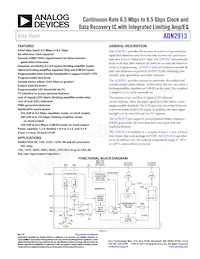 ADN2913ACPZ-RL7 Datasheet Cover