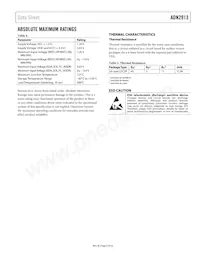 ADN2913ACPZ-RL7 Datasheet Page 9