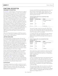 ADN2917ACPZ-RL7 Datasheet Pagina 20