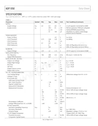ADP1050ACPZ-RL Datasheet Page 4