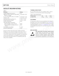 ADP1050ACPZ-RL Datasheet Page 8
