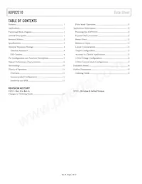 ADPD2210ACPZ-R7 Datasheet Pagina 2
