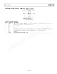 ADPD2210ACPZ-R7 Datasheet Page 5