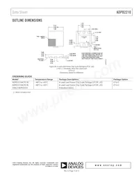 ADPD2210ACPZ-R7 Datasheet Page 15