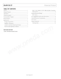 ADUM4190TRIZ-EP-RL Datasheet Page 2