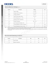 APR347W6-7 Datasheet Page 3