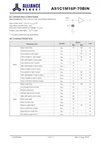 AS1C1M16P-70BIN數據表 頁面 6