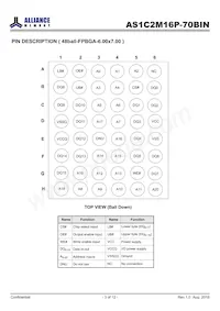 AS1C2M16P-70BIN Datasheet Page 3