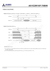 AS1C2M16P-70BIN數據表 頁面 7
