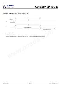 AS1C2M16P-70BIN Datasheet Page 10