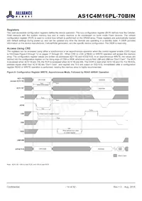 AS1C4M16PL-70BIN Datasheet Page 14
