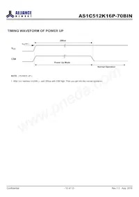 AS1C512K16P-70BIN Datasheet Page 10
