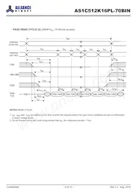 AS1C512K16PL-70BIN Datasheet Page 8