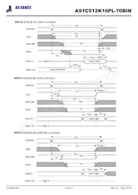 AS1C512K16PL-70BIN Datenblatt Seite 9