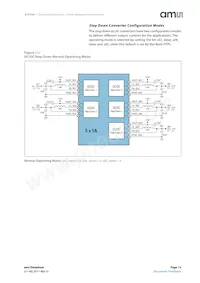 AS3709-BQFM-00 Datasheet Pagina 13