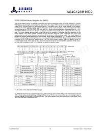 AS4C128M16D2-25BINTR Datasheet Page 9