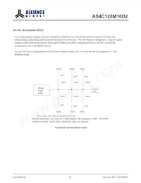 AS4C128M16D2-25BINTR Datasheet Page 13