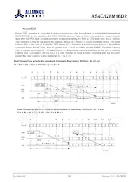 AS4C128M16D2-25BINTR Datasheet Pagina 19