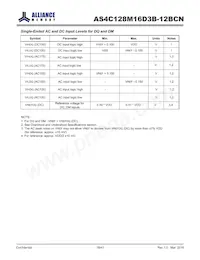 AS4C128M16D3B-12BCNTR 데이터 시트 페이지 18