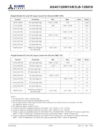 AS4C128M16D3LB-12BCNTR Datasheet Page 19