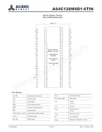AS4C128M8D1-6TINTR Datasheet Page 3