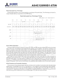 AS4C128M8D1-6TINTR Datasheet Page 16