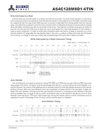 AS4C128M8D1-6TINTR Datasheet Pagina 22