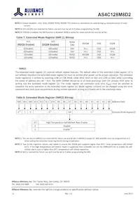 AS4C128M8D2-25BINTR Datasheet Page 11