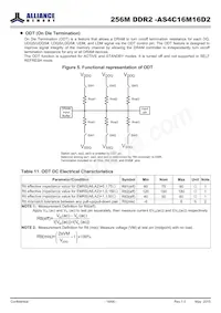 AS4C16M16D2-25BINTR Datasheet Page 18