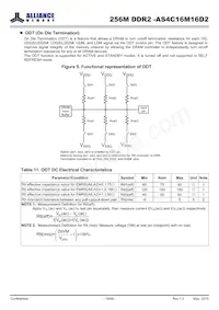 AS4C16M16D2-25BINTR Datasheet Pagina 18